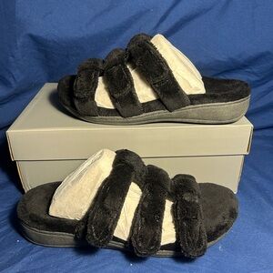 VIONIC- SNOOZE, BLK, TERRY, 9 women QS